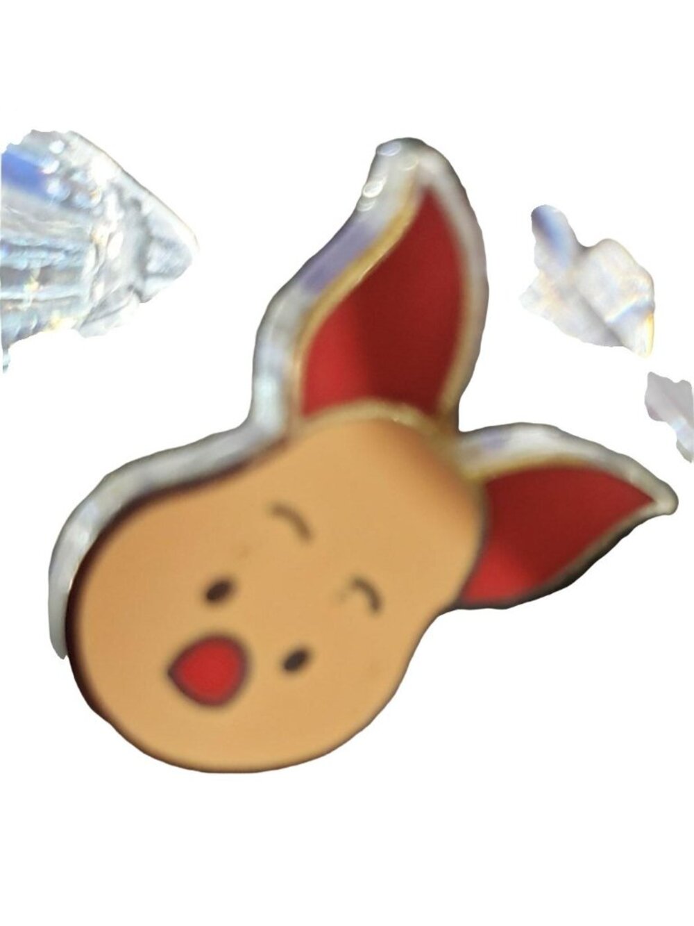 Disney Piglet Trading Pin Winnie Pooh Face Lapel Pin Brooch Badge Accessories